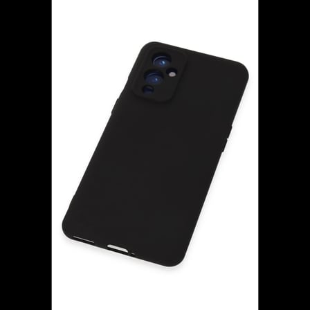 One Plus 9 Kılıf Nano içi Kadife Silikon - Siyah