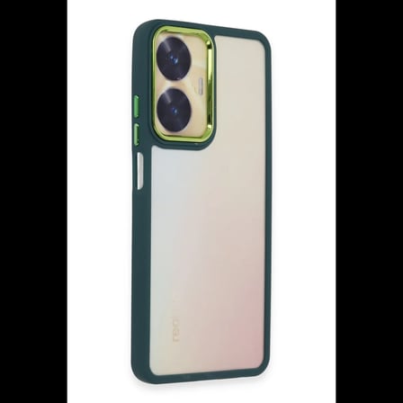 Realme C55 Kılıf Dora Kapak - Haki Yeşil
