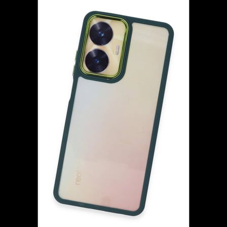 Realme C55 Kılıf Dora Kapak - Haki Yeşil