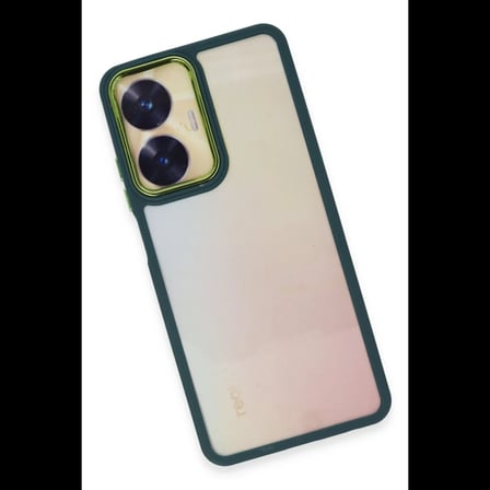 Realme C55 Kılıf Dora Kapak - Haki Yeşil