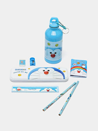 Sanrio Doraemon Kırtasiye Seti Hediye Kutusu Okul Malzemeleri Kuromi Doraemon Kırtasiye Seti 8 Parça