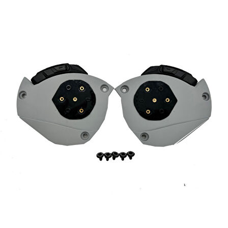 ADVANT 2 KASK YAN KAPAK SET MAT GRİ