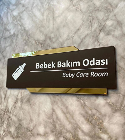 Bitter Serisi Bebek Bakım Odası Levhası