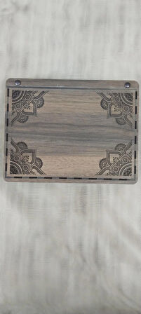 BSD DEKORATİF DESENLİ KAPAKLI KUTU