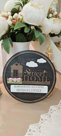 BSD DEKORATİF EV FİGÜRLÜ KAPI SÜSÜ