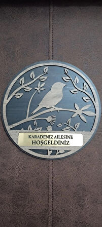 BSD DEKORATİF KUŞ FİGÜRLÜ KAPI SÜSÜ