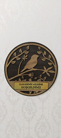 BSD DEKORATİF KUŞ FİGÜRLÜ KAPI SÜSÜ