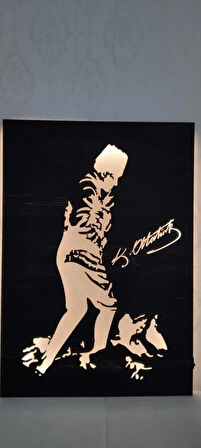 BSD Dekoratif ATATÜRK Afyon Kocatepe Portreli Ledli Tablo