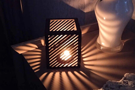 BSD Çizgi Desenli Mumluk