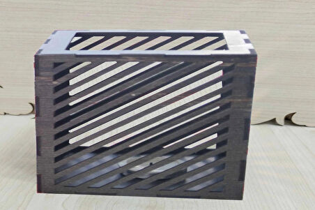 BSD Çizgi Desenli Mumluk