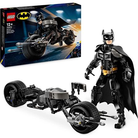 LEGO® DC Batman#: Batman Yapım Figürü ve Bat-Pod Motosiklet 76273 - 12 Yaş ve Üzeri Süper Kahraman Sevenler için Kara Şövalye Süper Kahraman Model Yapım Seti (713 Parça)