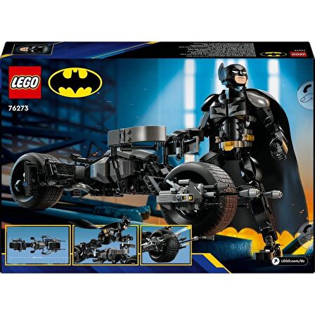 LEGO® DC Batman#: Batman Yapım Figürü ve Bat-Pod Motosiklet 76273 - 12 Yaş ve Üzeri Süper Kahraman Sevenler için Kara Şövalye Süper Kahraman Model Yapım Seti (713 Parça)