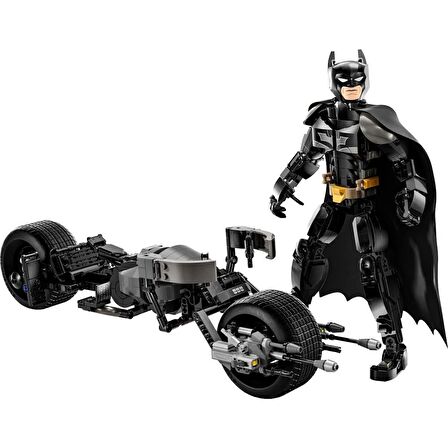 LEGO® DC Batman#: Batman Yapım Figürü ve Bat-Pod Motosiklet 76273 - 12 Yaş ve Üzeri Süper Kahraman Sevenler için Kara Şövalye Süper Kahraman Model Yapım Seti (713 Parça)