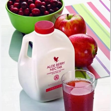 Forever Aloe Berry Nectar Aloe Vera Jel ve Elma İçeren Sıvı Takviye Edici Gıda 1 L