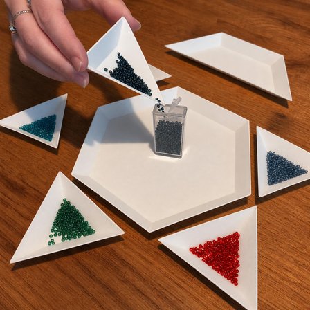 Besing Boncuk Düzenleme Tepsisi Seti 3D Baskı Takı Tasarım Hobi Seti