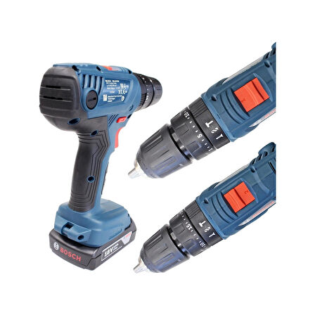 Bosch Professional GSB 180 Li 18V 2Ah Tek Akülü Darbeli Matkap