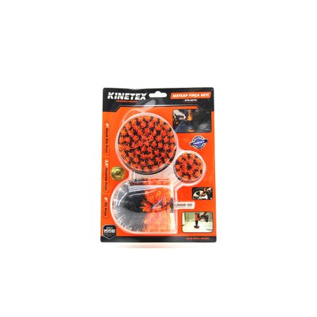 3PCS SET MATKAP FIRÇASI 1/4 INC - 6.3MM BÜYÜK DÜZ= 4 INC YUVARLAK= 3.5 INC UÇ FIRÇA= 2 INC KTX-3375 (5468)