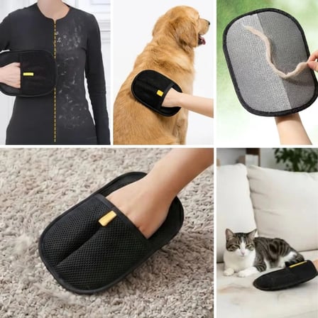 Evcil Hayvan Tüy Temizleme Eldiveni, Statik Mikro Tüy Toplayıcı Kedi Köpek Tüyü için Koltuk, Halı ve Kıyafet Temizleme Eldiveni (5468)