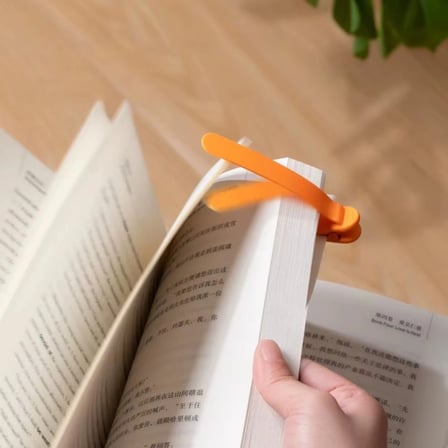 3’lü Otomatik Kitap Ayıracı – Akıllı Silikon Yer İmi Klips Seti, Okuma Severler İçin Pratik Kitap Aksesuarı (5468)