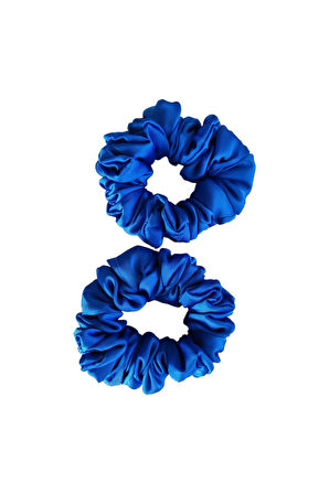 Jayla Mavi 2'li Scrunchie Toka