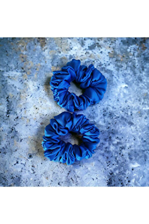 Jayla Mavi 2'li Scrunchie Toka