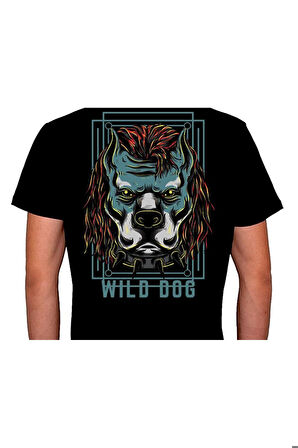 Wild Dog Pitbull Street Gang Style2 Tişört Unisex T-shirt