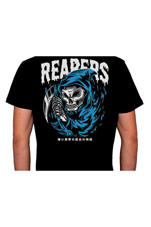 Reapers Skull Tırpan Sickle Tişört Unisex T-shirt