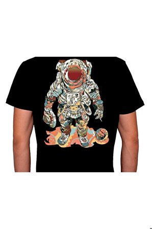 Astronot Cosmos Galaksi Space Tişört Unisex T-shirt