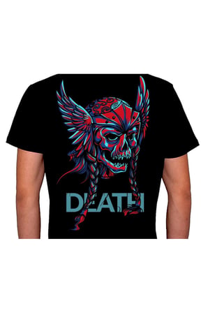 Skull Death Fly Viking Tişört Unisex T-shirt