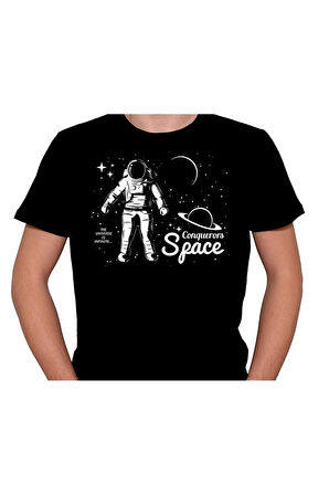 Space Astronot Cosmos Mars Tişört Unisex T-shirt
