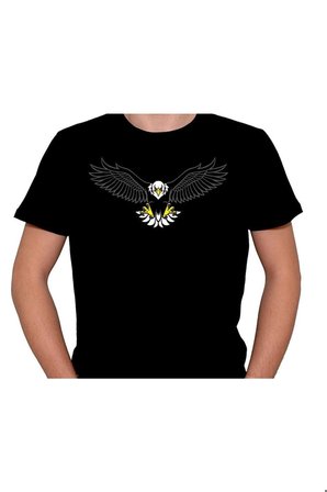 Kartal Kara Kartal Çarşı Eagle Tişört Unisex T-shirt
