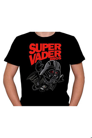 Super Vader Bros Star Wars Yıldız Savaşları Tişört Unisex T-shirt