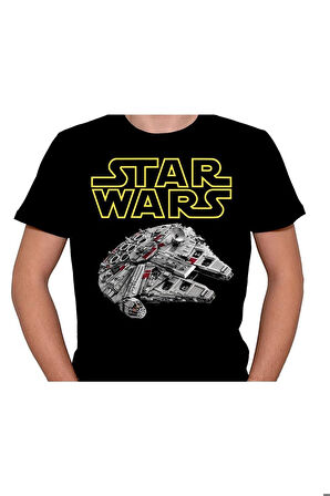 Star Wars Millenium Falcon Cosmos Tişört Unisex T-shirt