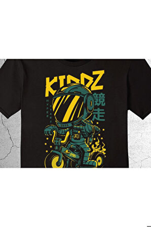 Motor Motorcycle Scooter Tişört Çocuk T-shirt