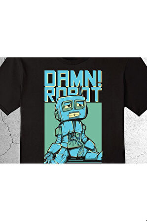 Damn Robot Robotic Machine Cry Tişört Çocuk T-shirt