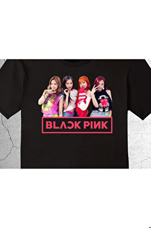 Black Pink K-pop Kore Korea Tişört Çocuk T-shirt