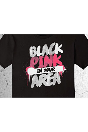 Black Pink K-pop Kore Korea Tişört Çocuk T-shirt