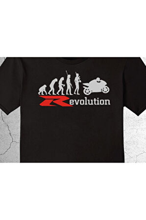 Suziki Evolution Yarış Motor Motorcycle Tişört Çocuk T-shirt
