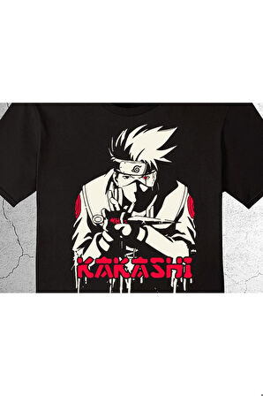 Naruto Kakashi Anime Tişört Çocuk T-shirt