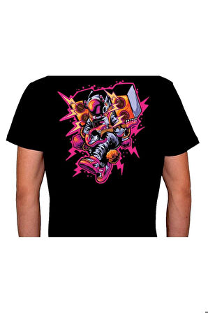 Harley Davidson Orange Bar Motorcycle Tişört Unisex T-shirt