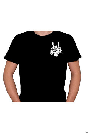 Pantera Skull Kuru Kafa Heavy Metal Tişört Unisex T-shirt