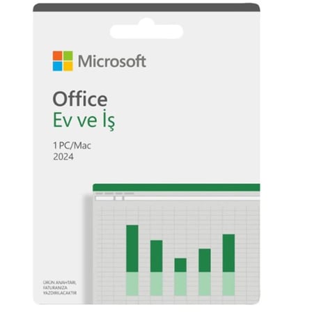 Microsoft MS OFFICE 2024 EV VE IS TURKCE KUTU EP2-06692 BSK2026