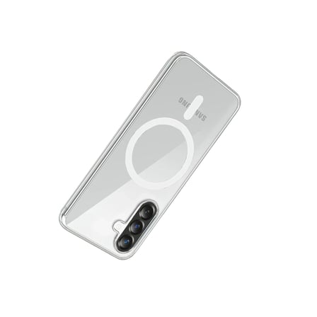 Bşk Virgo Samsung Galaxy A37 5G Combo Sert Şeffaf Magsafe Kapak - Şeffaf BSK2026