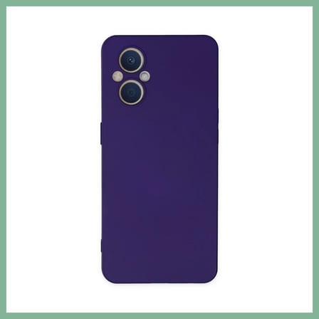 BŞK VİRGO Reno 7 Lite Kılıf Nano içi Kadife Silikon - Mor BSK2026