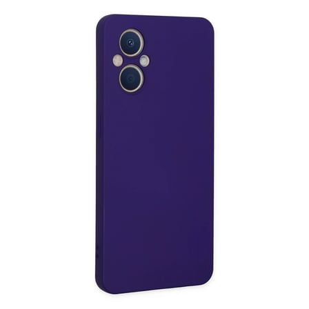 BŞK VİRGO Reno 7 Lite Kılıf Nano içi Kadife Silikon - Mor BSK2026