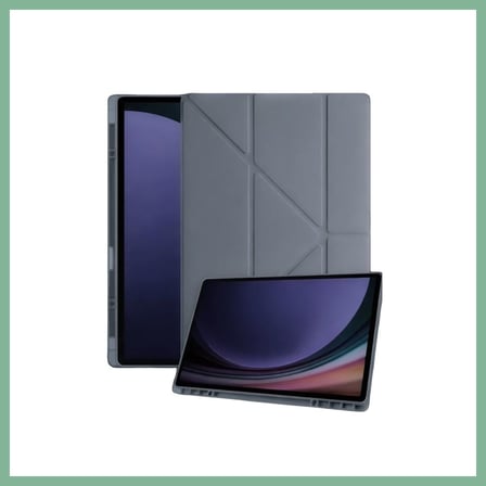Bşk Virgo Samsung Galaxy Tab A11 Plus Kalemlikli Mars Tablet Kılıfı - Koyu Gri Bsk2026