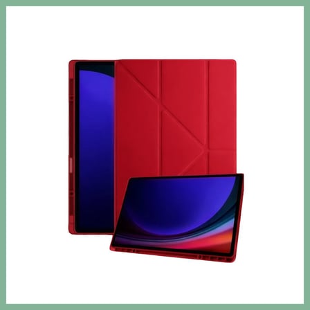 Bsk Virgo Samsung Galaxy Tab A11 Kalemlikli Mars Tablet Kilifi Kirmizi Bsk2026