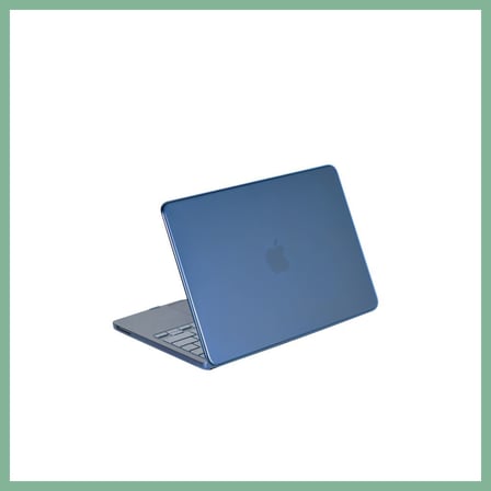 Bşk Virgo MacBook Neo Şeffaf Macbook Kapak - Mavi BSK2026