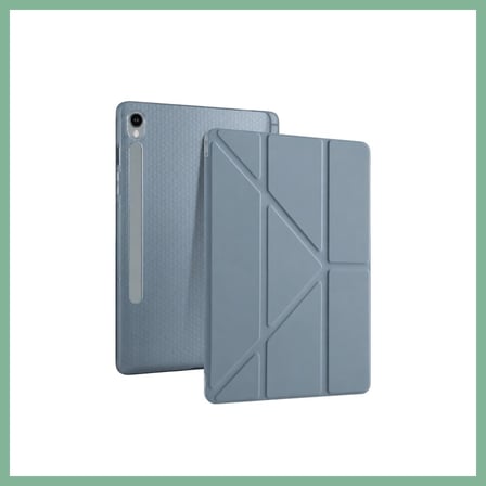 Bşk Virgo Samsung Galaxy Tab S10 Fe Plus 13.1 Kalemlikli Mars Tablet Kılıfı - Koyu Gri Bsk2026