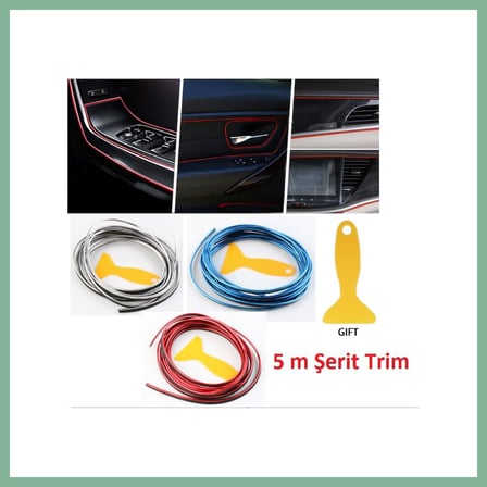 Bşk Virgo Araba Dekorasyon Şeridi 5 Metre Trim Şeridi BSK2026